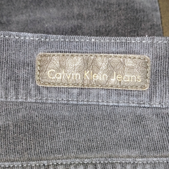 Calvin Klein Jeans Navy Blue Straight Leg Corduroy Pants - Picture 4 of 8